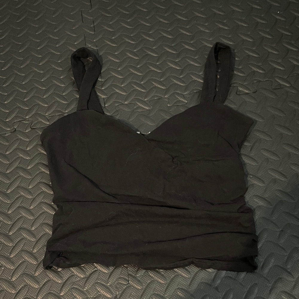 Express Black Women's Crop Tank Top